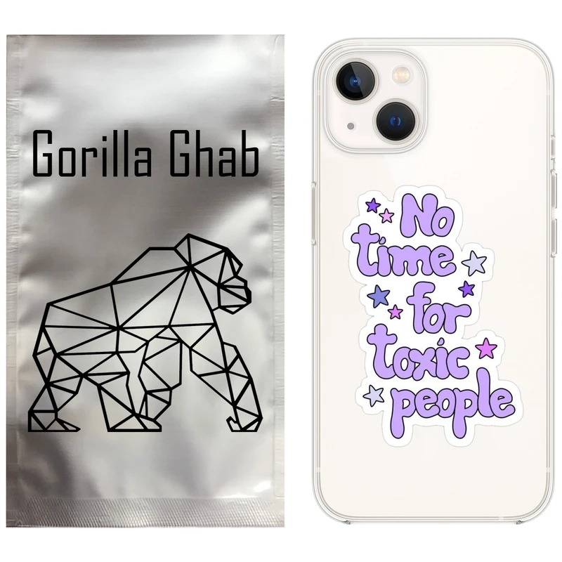 کاور گوریلا قاب مدل CLG کد 97 طرح Toxic مناسب برای گوشی موبایل اپل iPhone 13 mini