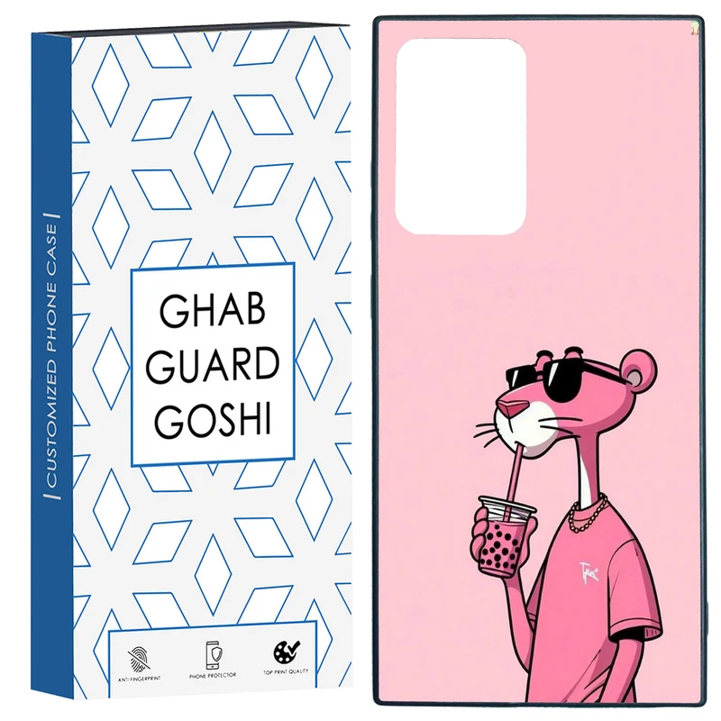 کاور قاب گارد گوشی طرح پلنگ صورتی کد TPU-213 مناسب برای گوشی موبایل سامسونگ Galaxy Note 20 Ultra