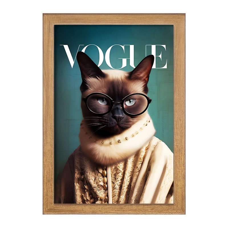 تابلو خندالو مدل گربه کد F10848