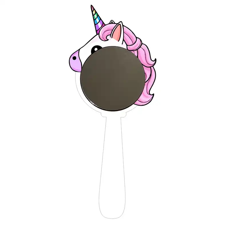 آینه آرایشی مدل تک شاخ یونیکورن کد 08