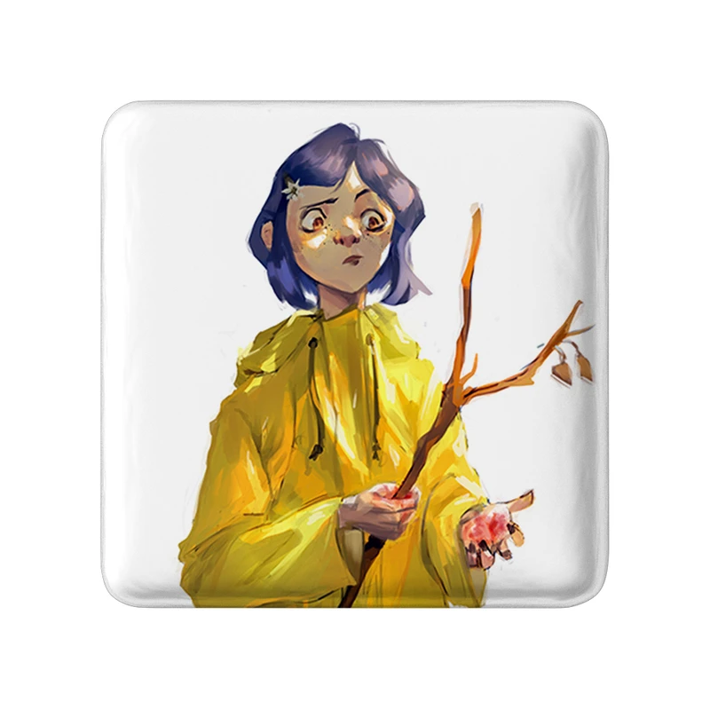 مگنت خندالو طرح کورالاین Coraline  مدل مربعی کد 20779