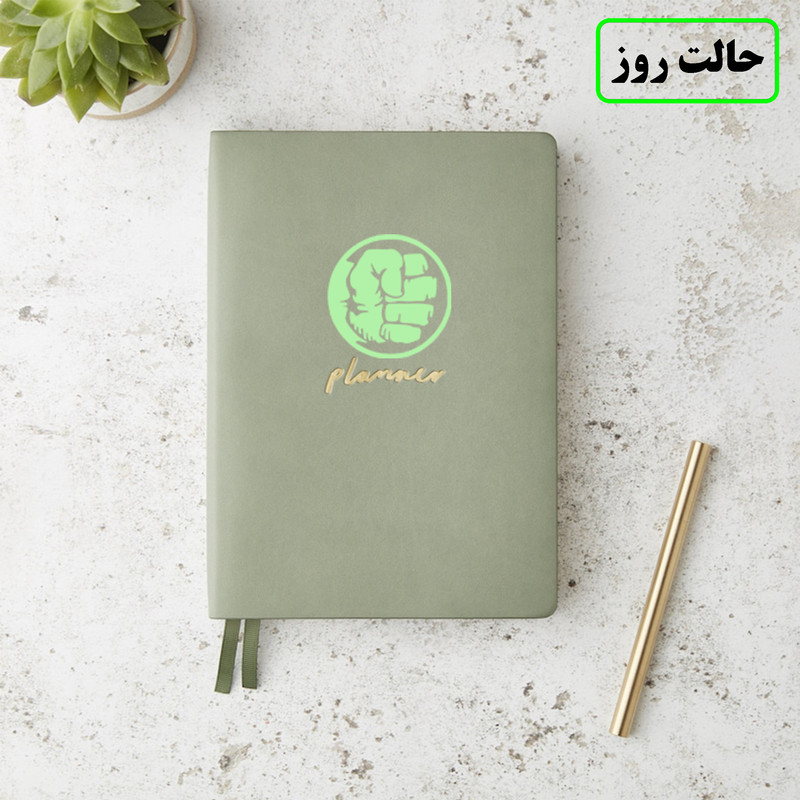 استیکر تزئینی موبایل و تبلت مدل شبنما طرح مشت هالک
