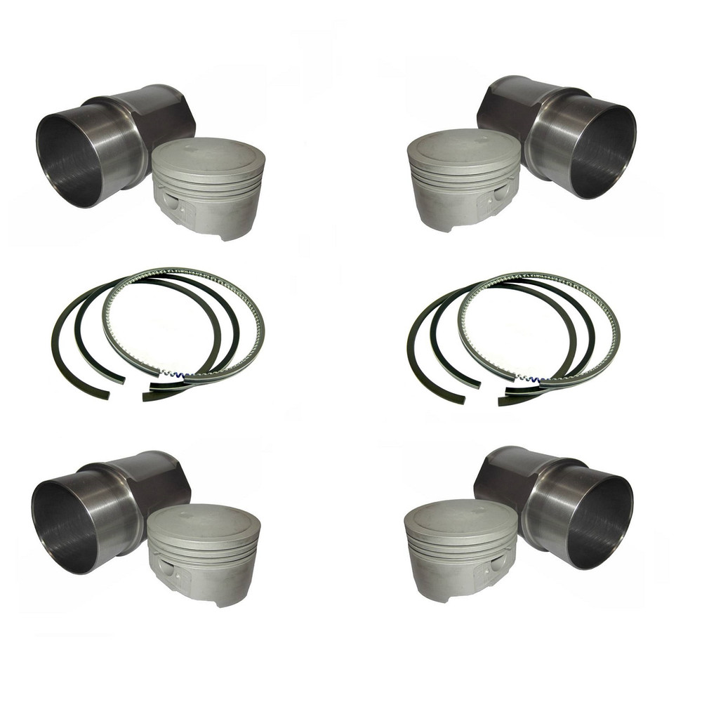 بوش و پیستون و گژنپین و رینگ کیک مدل K9654545 مناسب برای پژو 206 تیپ 2 بسته 4 عددی