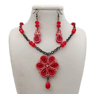 نیم ست زنانه مدل دست ساز طرح گل کد H019