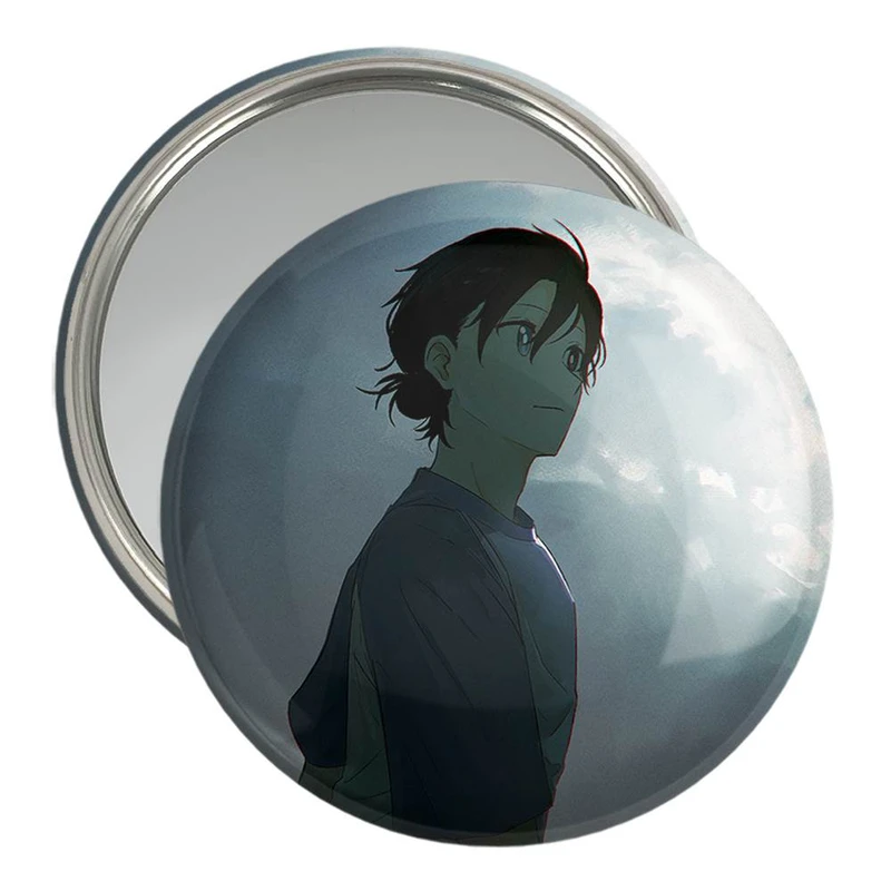 آینه جیبی خندالو مدل شینپی انیمه سامر تایم رندرینگ SUMMER TIME RENDERING  کد 22267