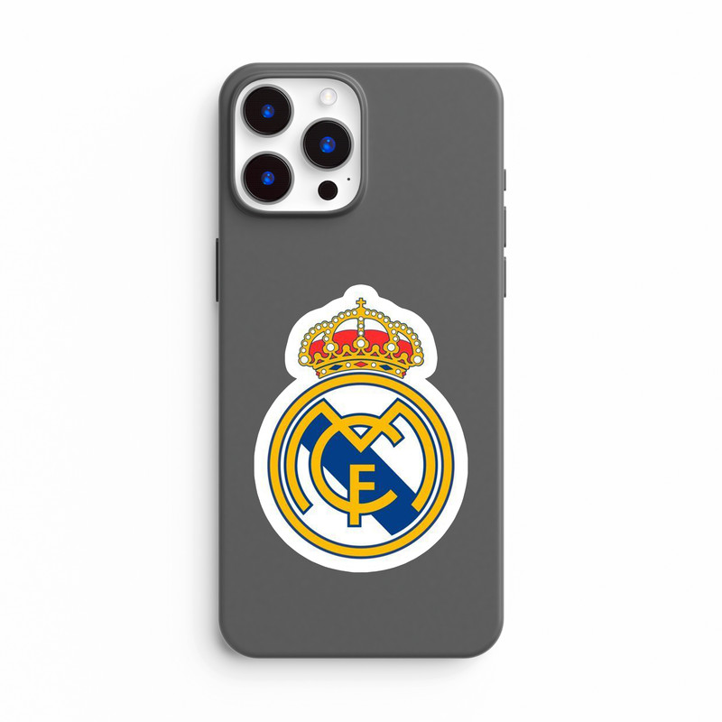استیکر لپ تاپ و موبایل بووم طرح لوگو real madrid کد NY23