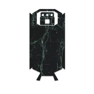 MAHOOT Graphite-Green-Marble Cover Sticker for Doogee S70