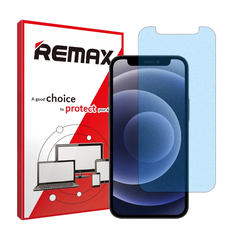 محافظ صفحه نمایش مات آنتی بلو ریمکس مدل HyMBLU مناسب برای گوشی موبایل اپل iPhone 12
