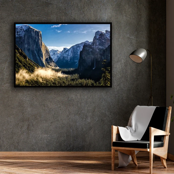 تابلو بکلیت طرح منظره طبیعت و کوه مدل B-D1435