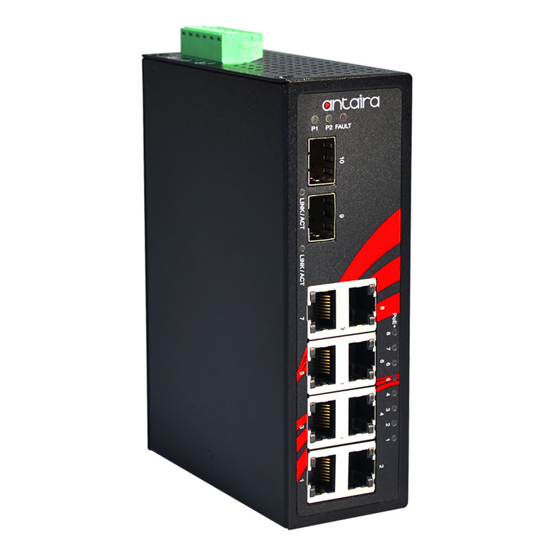 سوئیچ صنعتی آنتایرا مدل LNP-1002G-SFP 1