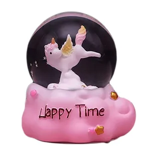گوی چراغ‌دار مدل یونیکورن HAPPY TIME طرح در حال فرود کد 4011