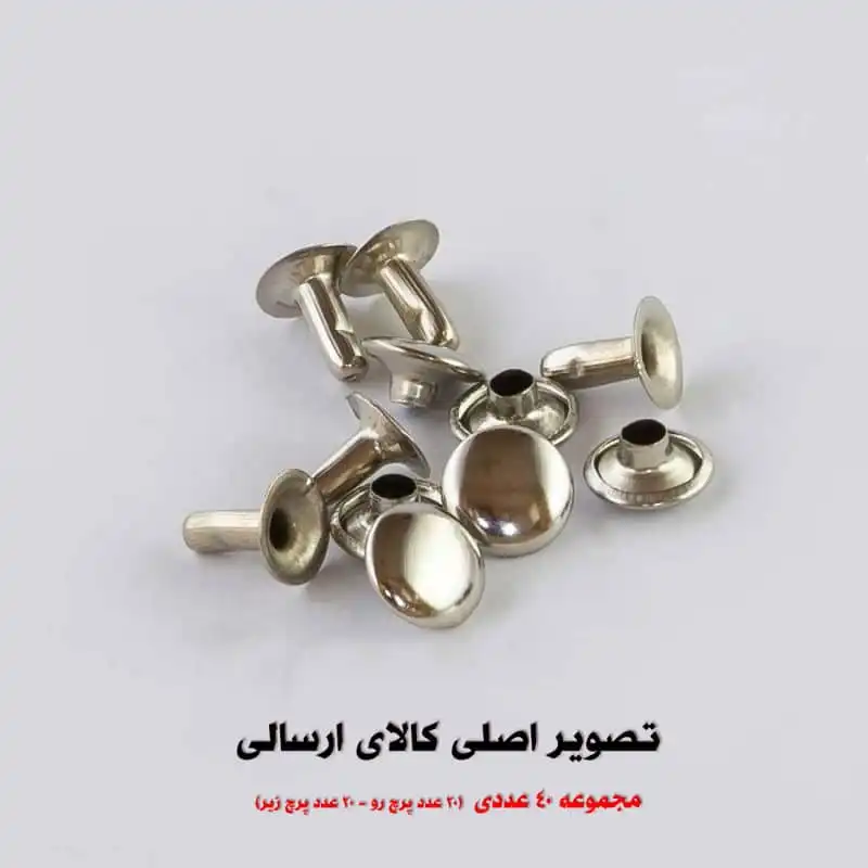 پرچ مدل زیر و رو کد SH1212 مجموعه 40 عددی