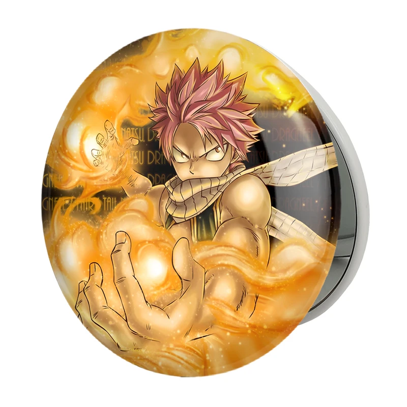 آینه جیبی خندالو طرح ناتسو انیمه فری تیل Fairy Tail مدل تاشو کد 16471 