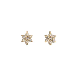 گوشواره طلا 18 عیار زنانه پرسته مدل WE426