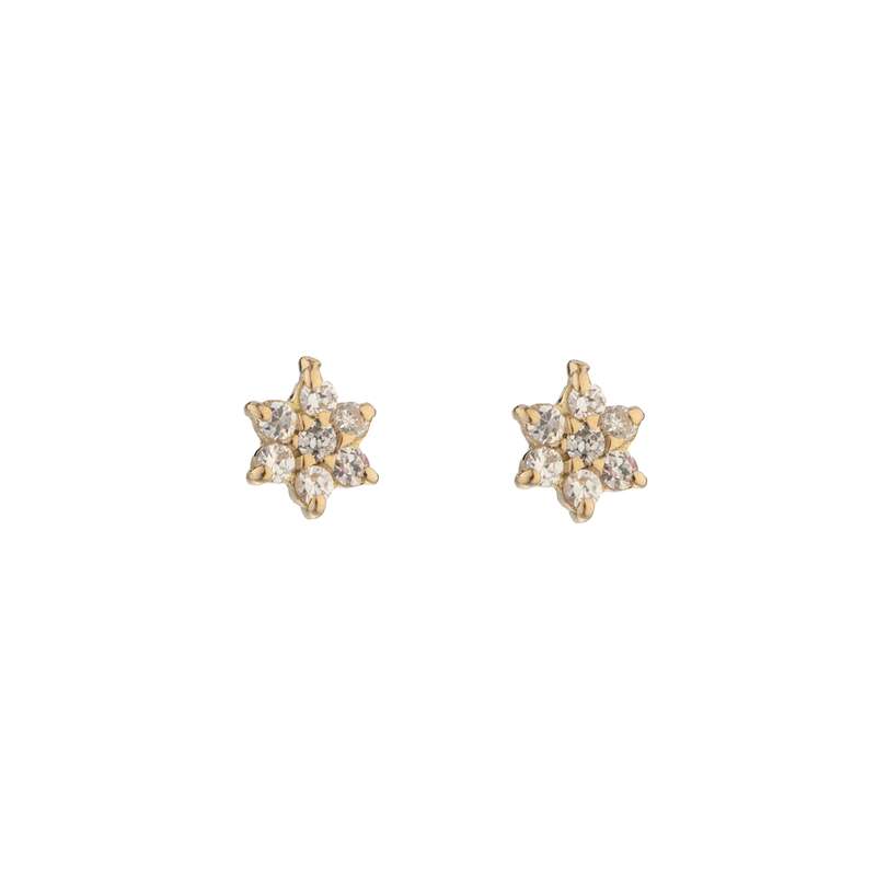 گوشواره طلا 18 عیار زنانه پرسته مدل WE426 گوشواره طلا 18 عیار زنانه پرسته مدل WE426