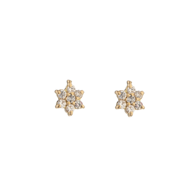 گوشواره طلا 18 عیار زنانه پرسته مدل WE426 گوشواره طلا 18 عیار زنانه پرسته مدل WE426
