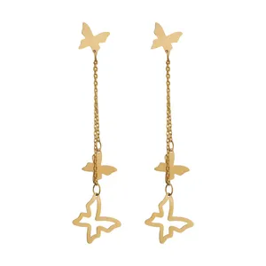 گوشواره طلا 18 عیار زنانه الن نار مدل ELN1028