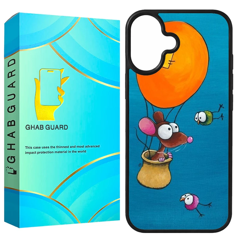 کاور قاب گارد طرح موش مدل GCHP16 مناسب برای گوشی موبایل اپل iPhone 16 