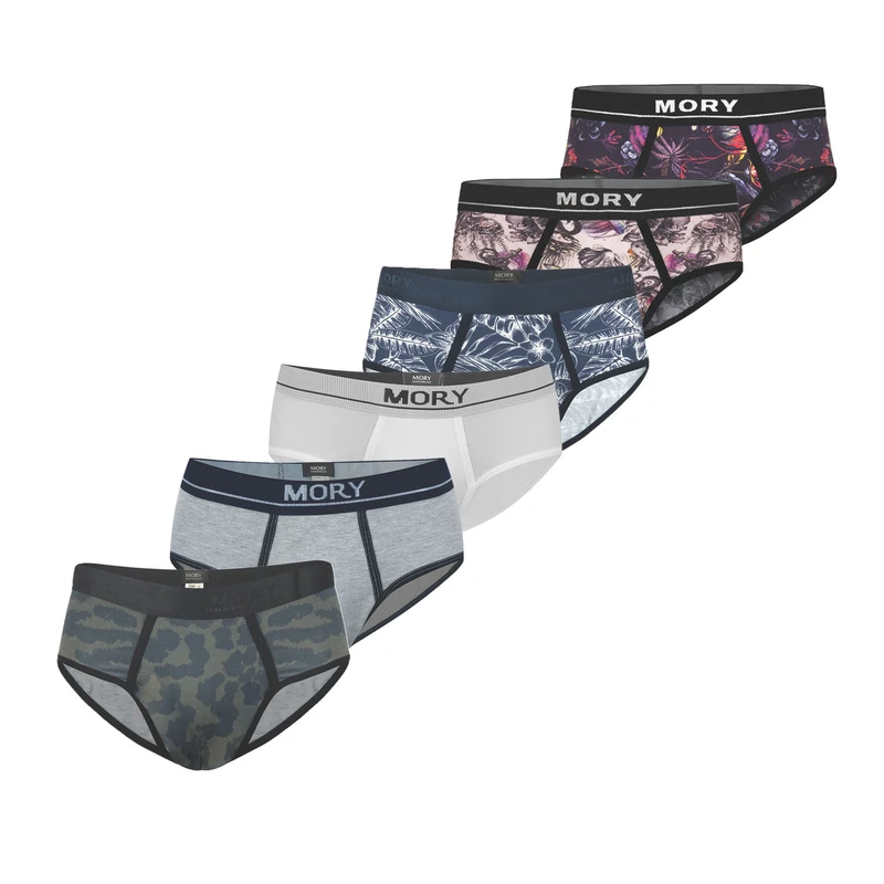 شورت اسلیپ مردانه موری مدل 035 بسته 6 عددی
