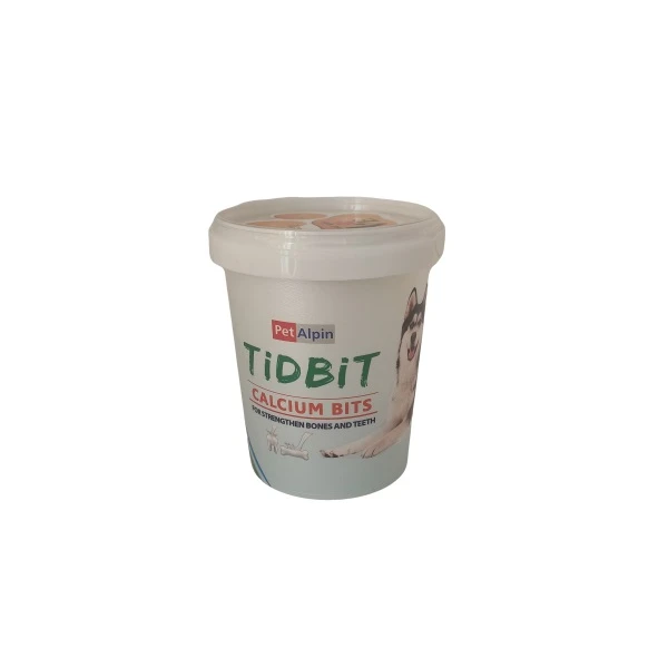 تشویقی سگ تیدبیت مدل CALCIUM-BITS وزن 150 گرم