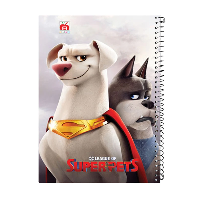 دفتر مشق 60 برگ آلما طرح SUPERPETS کد 7611