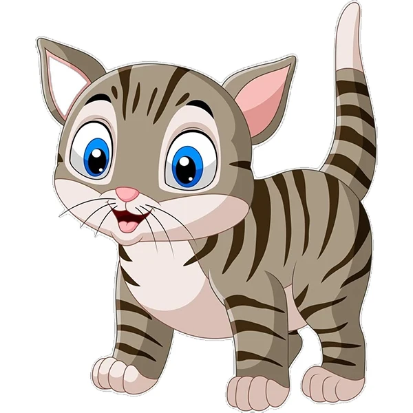   استیکر پارچه و لباس پاد آفرین طرح گربه کد 3383