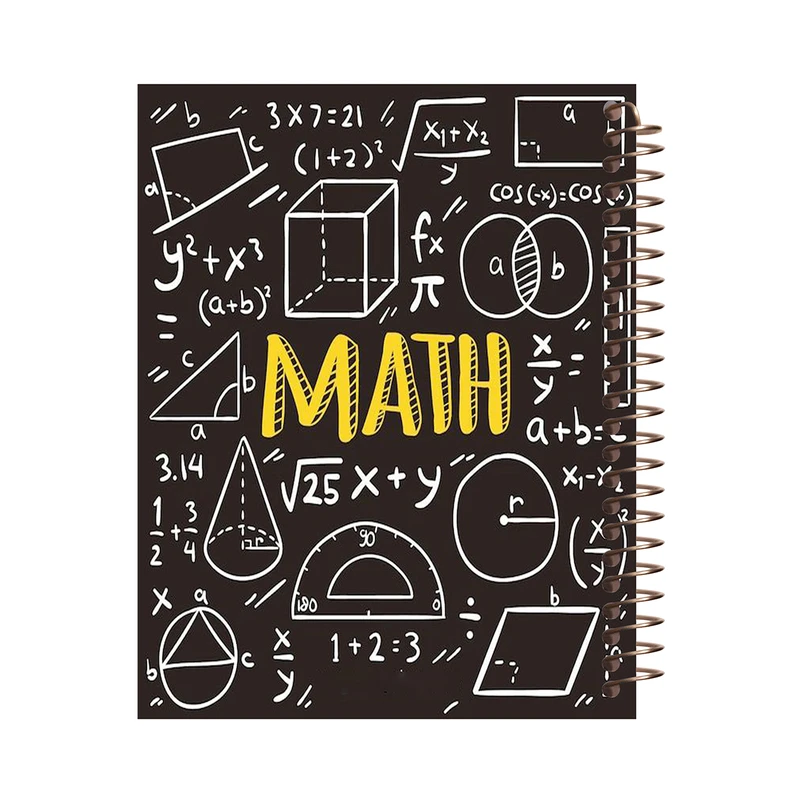 دفتر مشق 100 برگ طرح ریاضی کد H437