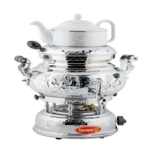 سماور گازی طاووس کد 3-127 گنجایش 8 لیتر