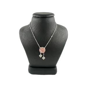 گردنبند نقره زنانه مدل گل و صدف کد 50897