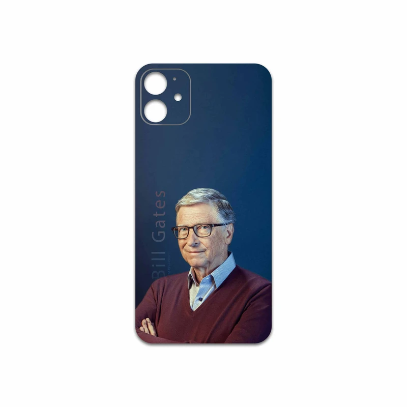 برچسب پوششی ماهوت مدل Bill Gates مناسب برای گوشی موبایل اپل iPhone 11