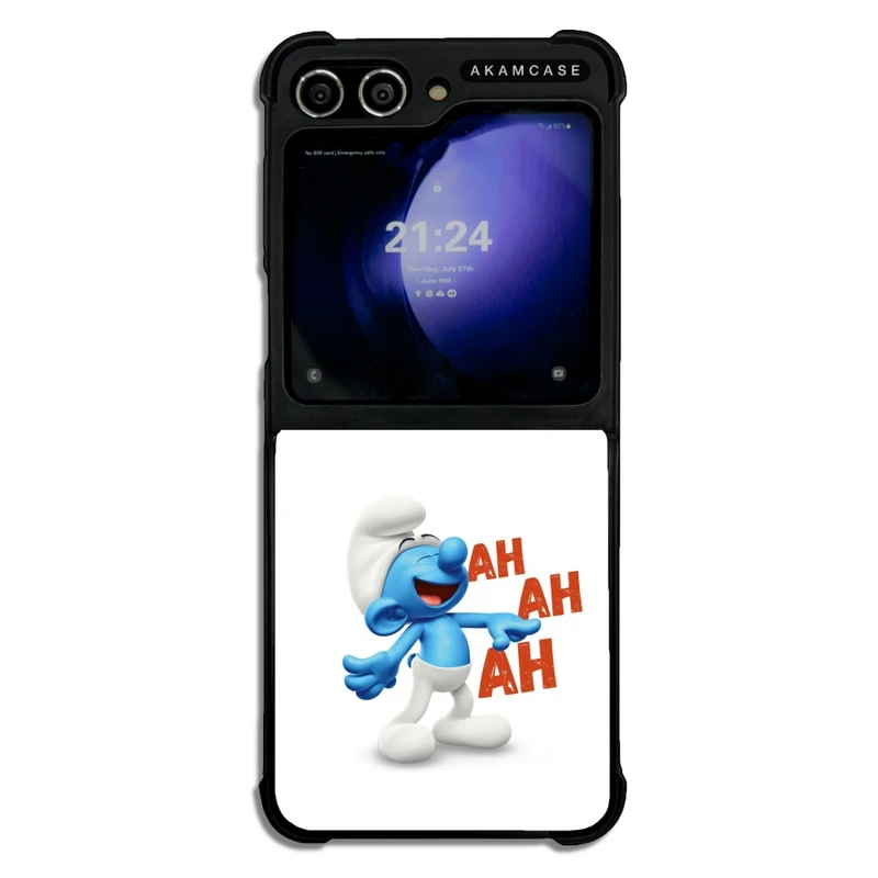 کاور آکام مدل AMC-WSGZFLIP5-SMURFS-5 مناسب برای گوشی موبایل سامسونگ Galaxy Z Flip 5