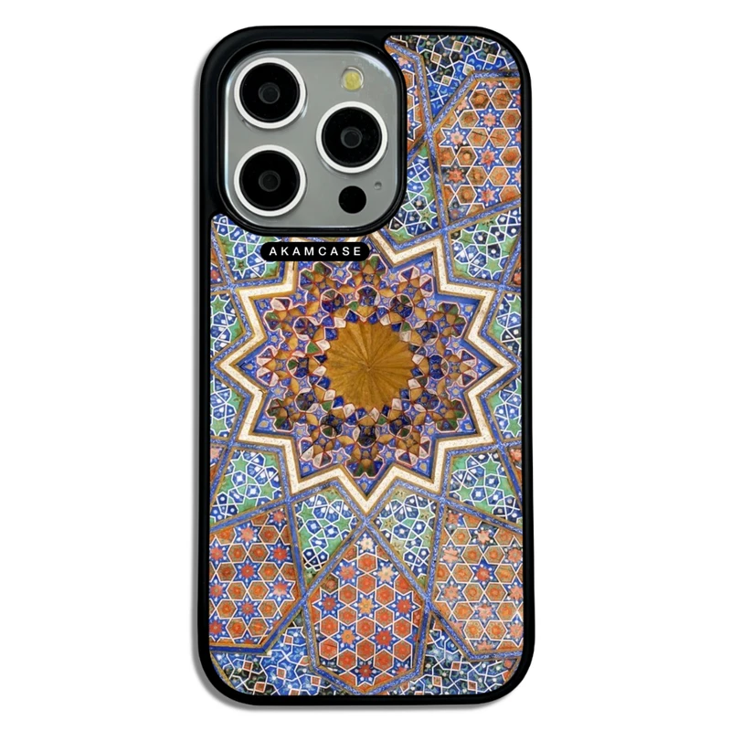 کاور آکام مدل AMC-WA15PRO-MOSAIC-12 مناسب برای گوشی موبایل اپل iPhone 15 Pro