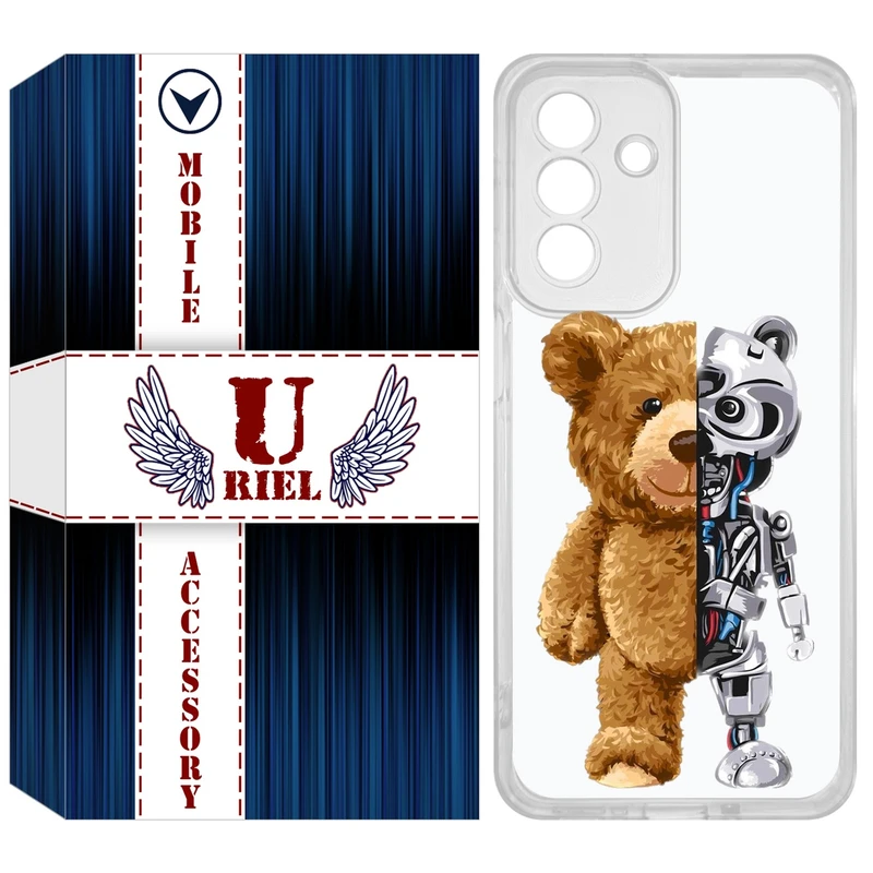 کاور یوریل مدل Clear کد 40 طرح خرس مناسب برای گوشی  موبایل سامسونگ Galaxy A17