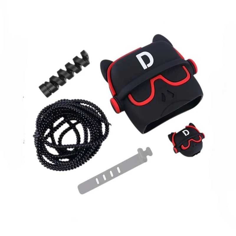 محافظ شارژر دیواری طرح بول داگ مدل BUL77 مناسب برای شارژر شیائومی 120 وات دو پین بسته 5 عددی 