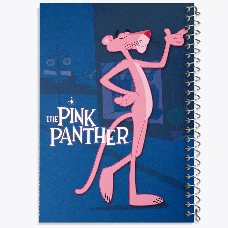 دفتر نقاشی 50 برگ خندالو مدل پلنگ صورتی Pink Panther کد 1405