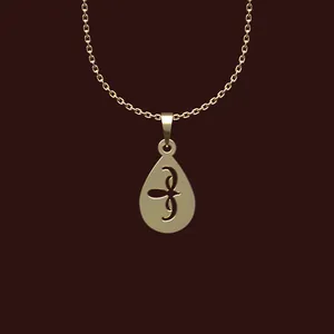 گردنبند طلا 18 عیار زنانه مدوپد مدل هندسی کد W2-1-1156