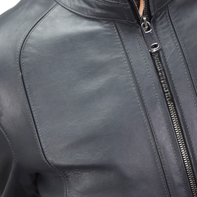 عکس شماره 21 : کت چرم مردانه چرمیران مدل شانون