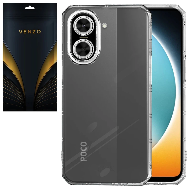 کاور ونزو مدل Crystal مناسب برای گوشی موبایل شیائومی Redmi A5 / Poco C71