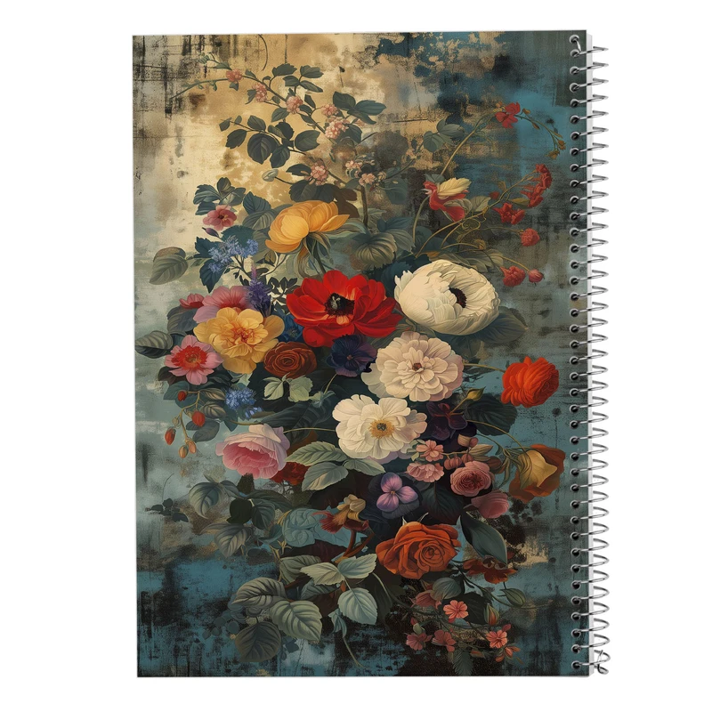 دفتر مشق 50 برگ مدوپد مدل گل کد DF15957