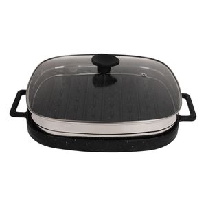 نقد و بررسی تابه گریل طرح مربع مدل دسته دار سایز 29 توسط خریداران