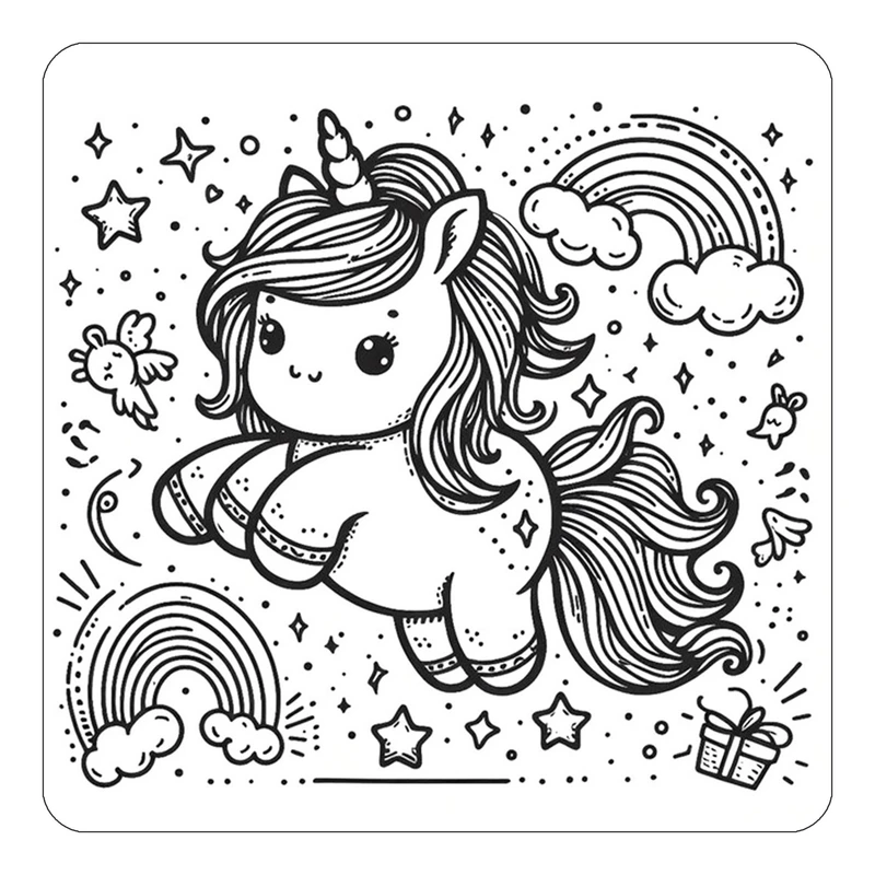 مگنت کاکتی طرح اسب تک شاخ و یونیکورن مدل mp31401