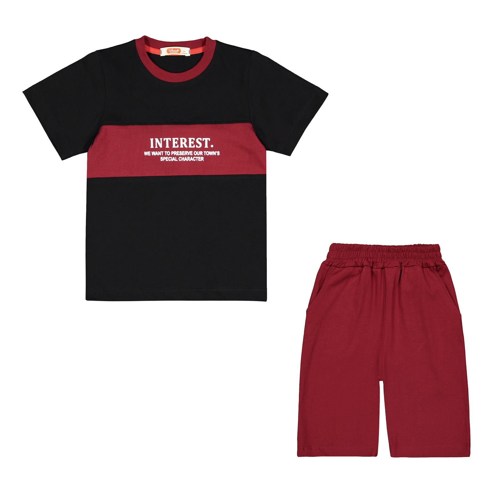 ست تی شرت و شلوارک پسرانه مادر مدل Harry - - 2