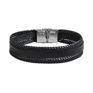 دستبند مردانه  مدل چرمی دارا