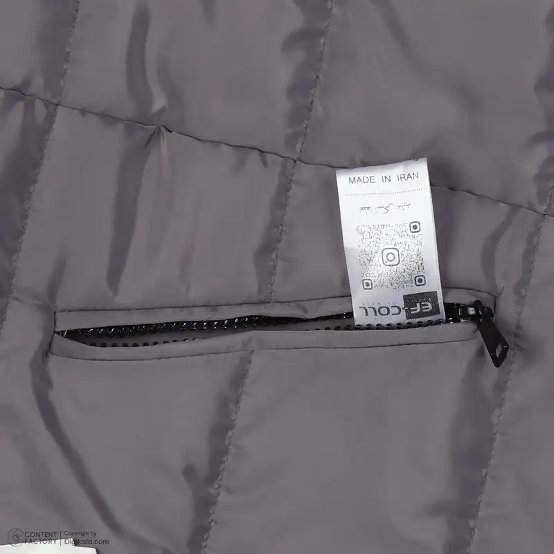 پافر زنانه عصر جدید مدل 3039-1 رنگ طوسی