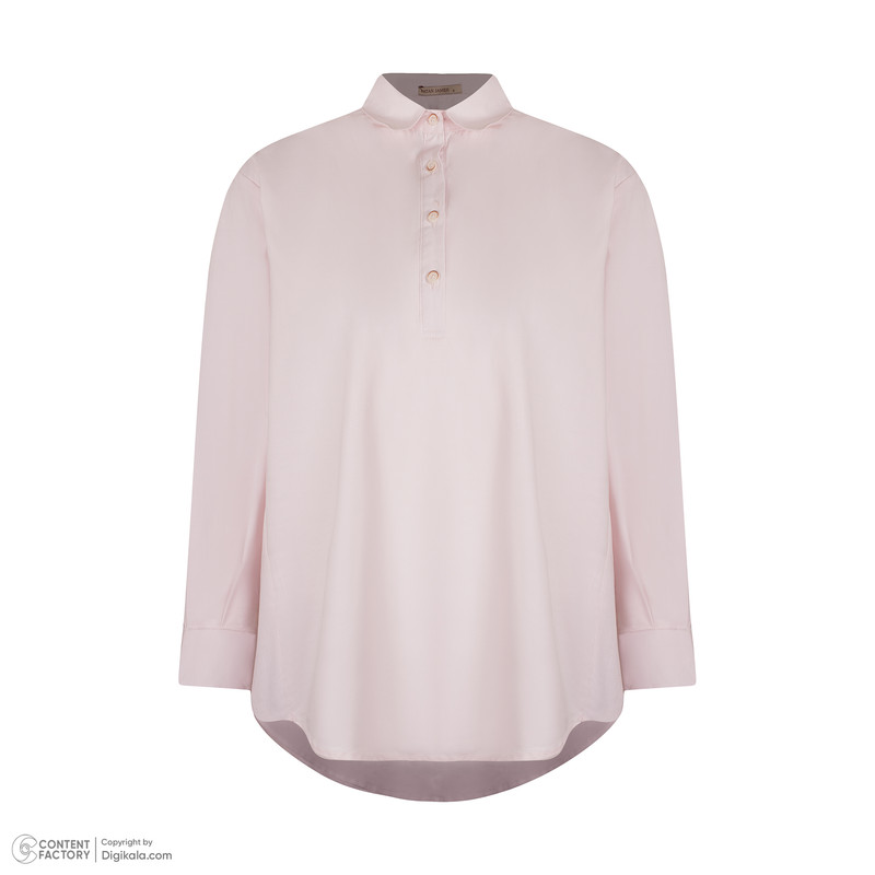بلوز آستین بلند زنانه پاتن جامه مدل جلوبسته 102231030140496 نخی