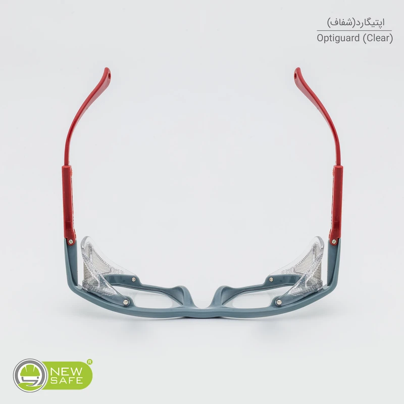عکس شماره 4 : عینک ایمنی نیوسیف مدل ضدبخار و ضدخش کد optiguard
