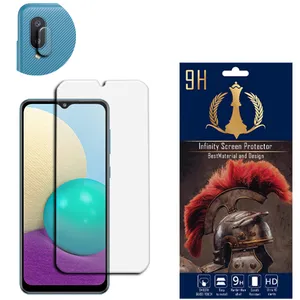   محافظ لنز دوربین اینفینیتی مدل PRO MAX مناسب برای گوشی موبایل سامسونگ Galaxy A02 به همراه محافظ صفحه نمایش