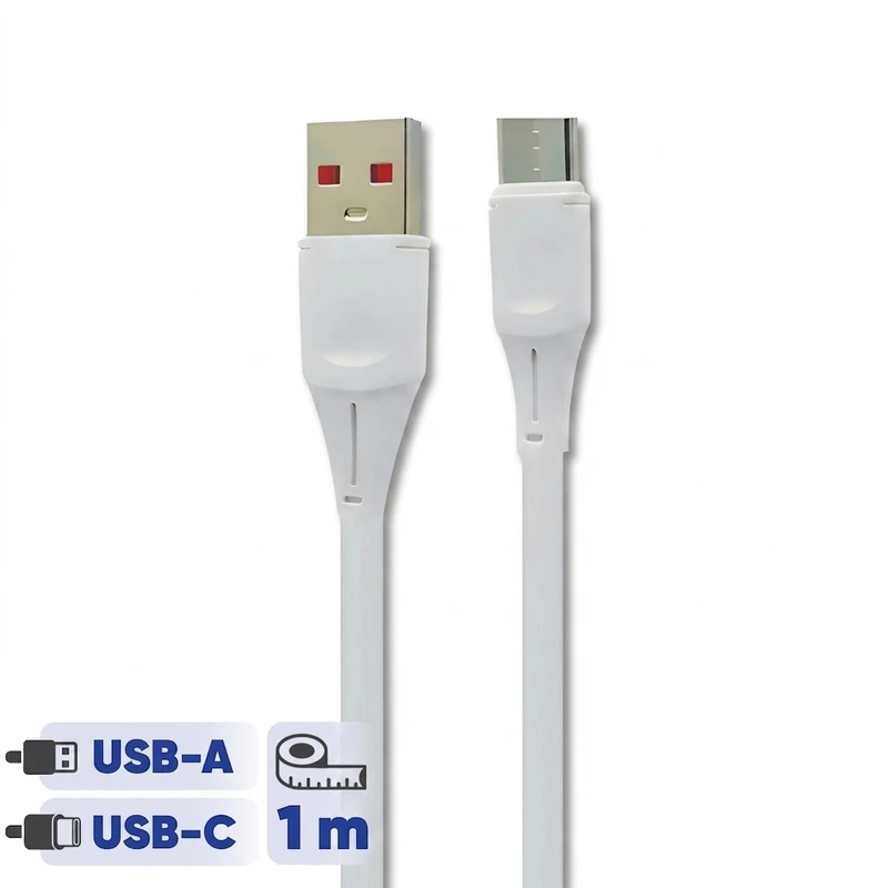 کابل تبدیل USB به USB_C مدل فست شارژ طول 1 متر