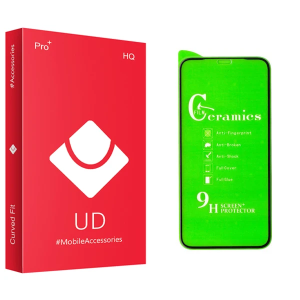 محافظ صفحه نمایش سرامیکی یو دی مدل +PRO مناسب برای گوشی موبایل اپل Iphone 11 Pro / Iphone X / Iphone 10