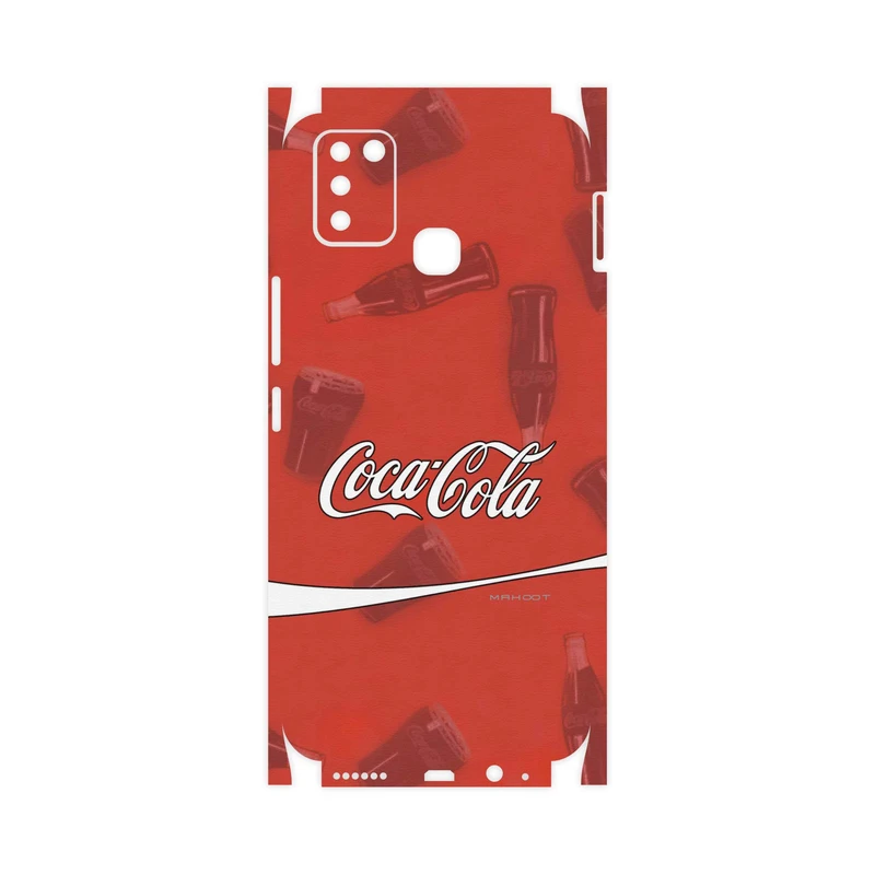 برچسب پوششی ماهوت مدل Coca-Cola-Logo-FullSkin مناسب برای گوشی موبایل اینفینیکس Smart 6 X657B